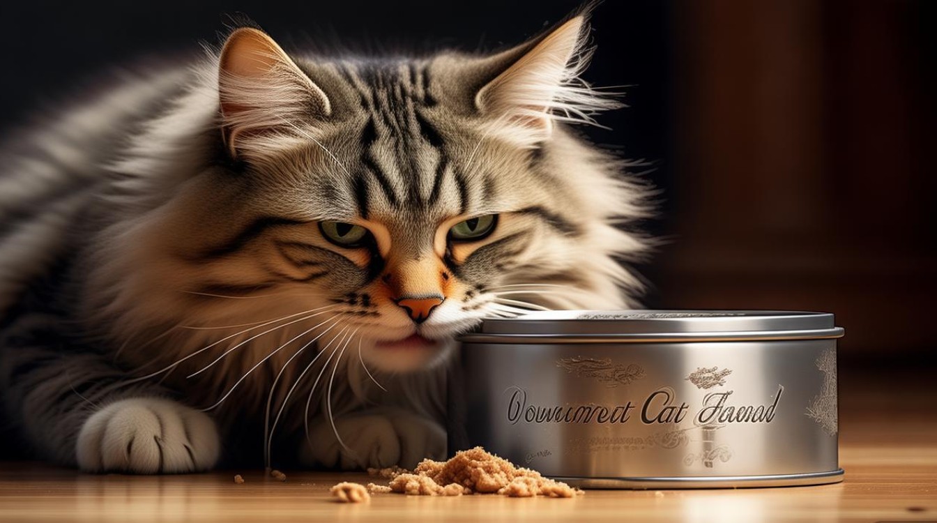 猫咪罐头吃剩了