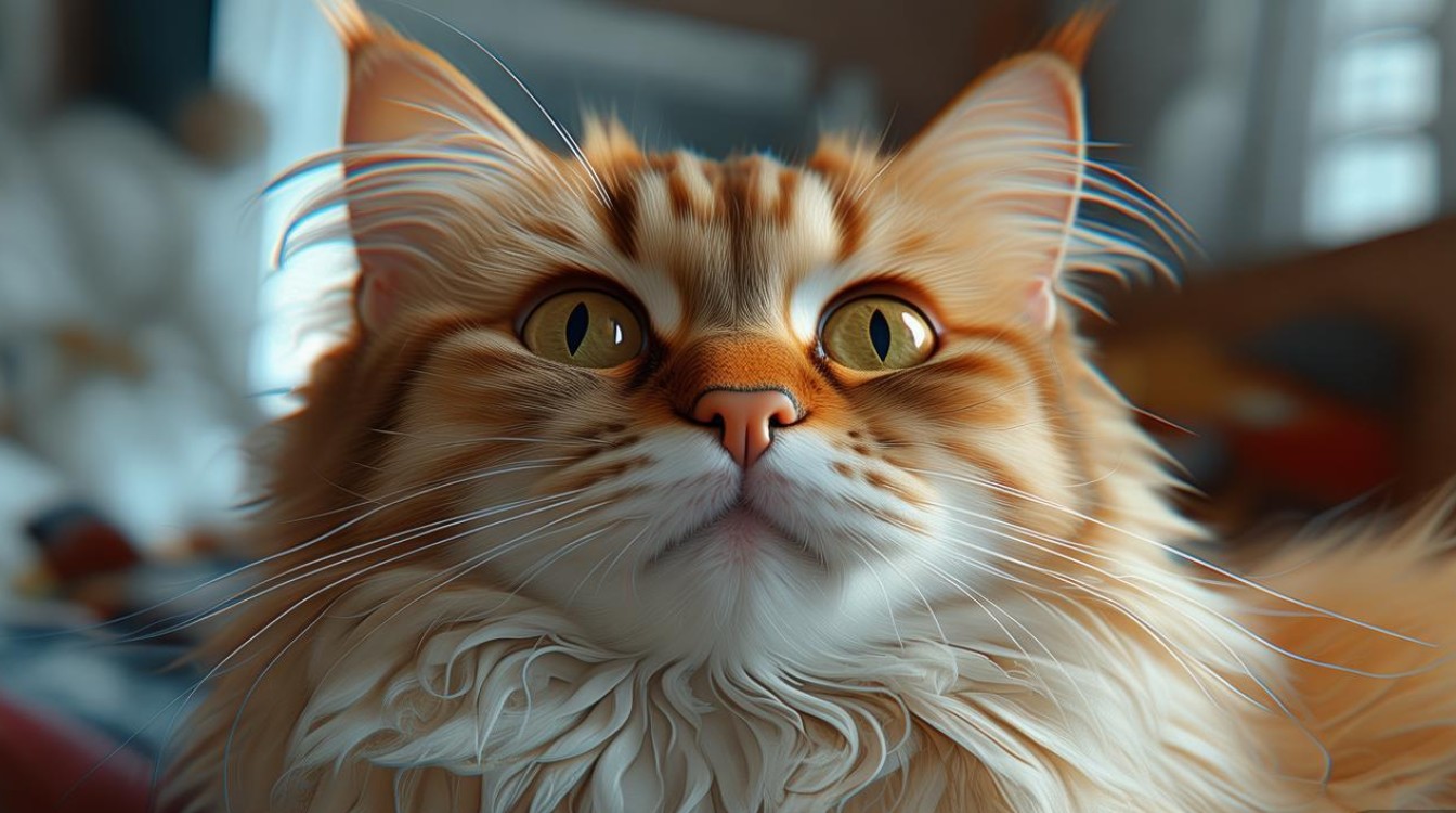 猫咪耷下来耳朵