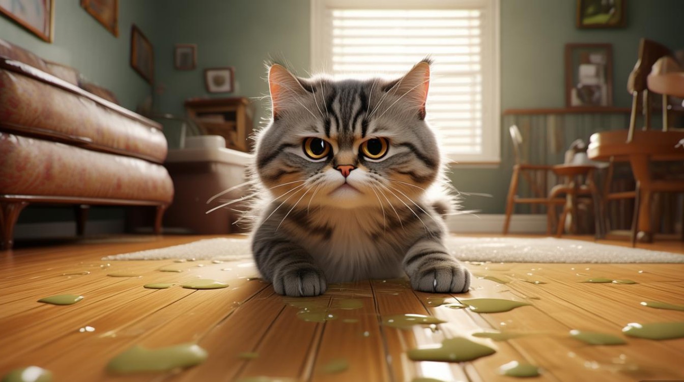 猫咪到处尿费劲
