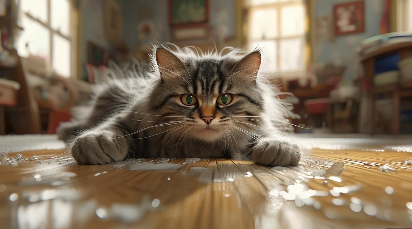 猫咪到处尿费劲