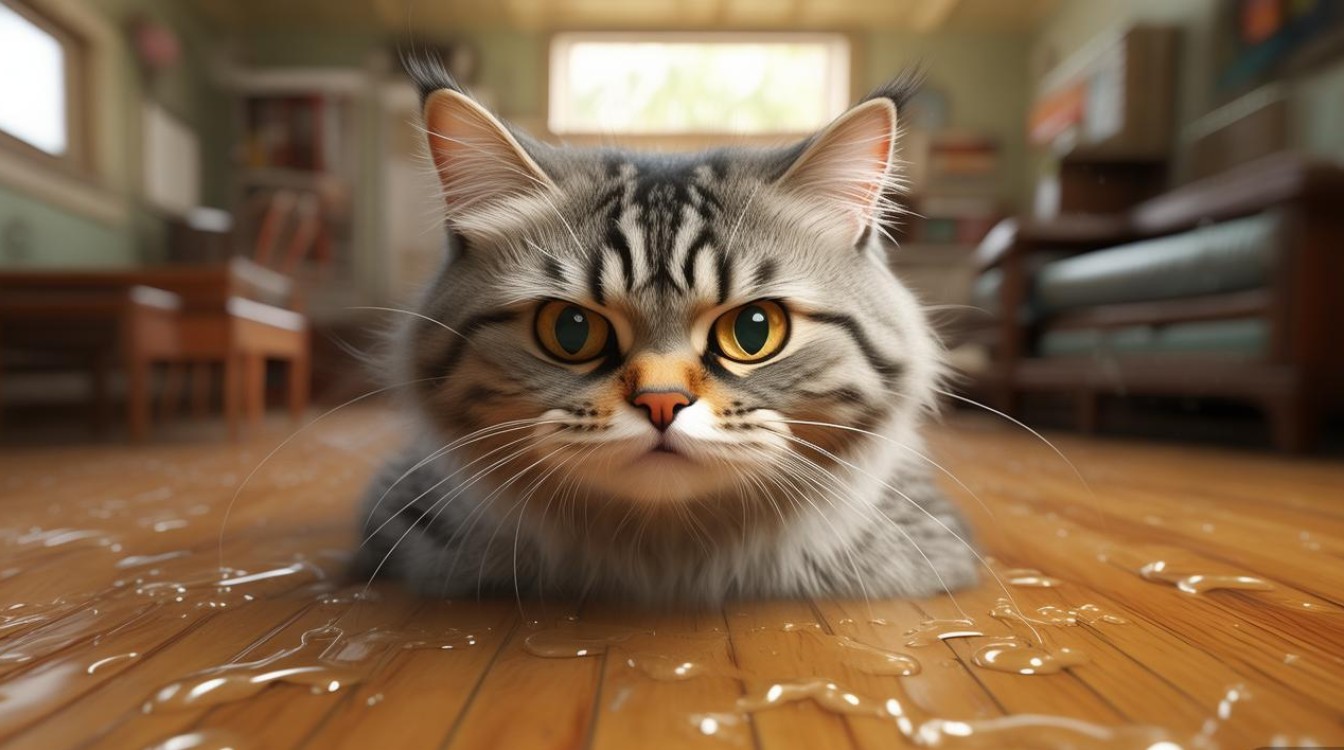 猫咪到处尿费劲