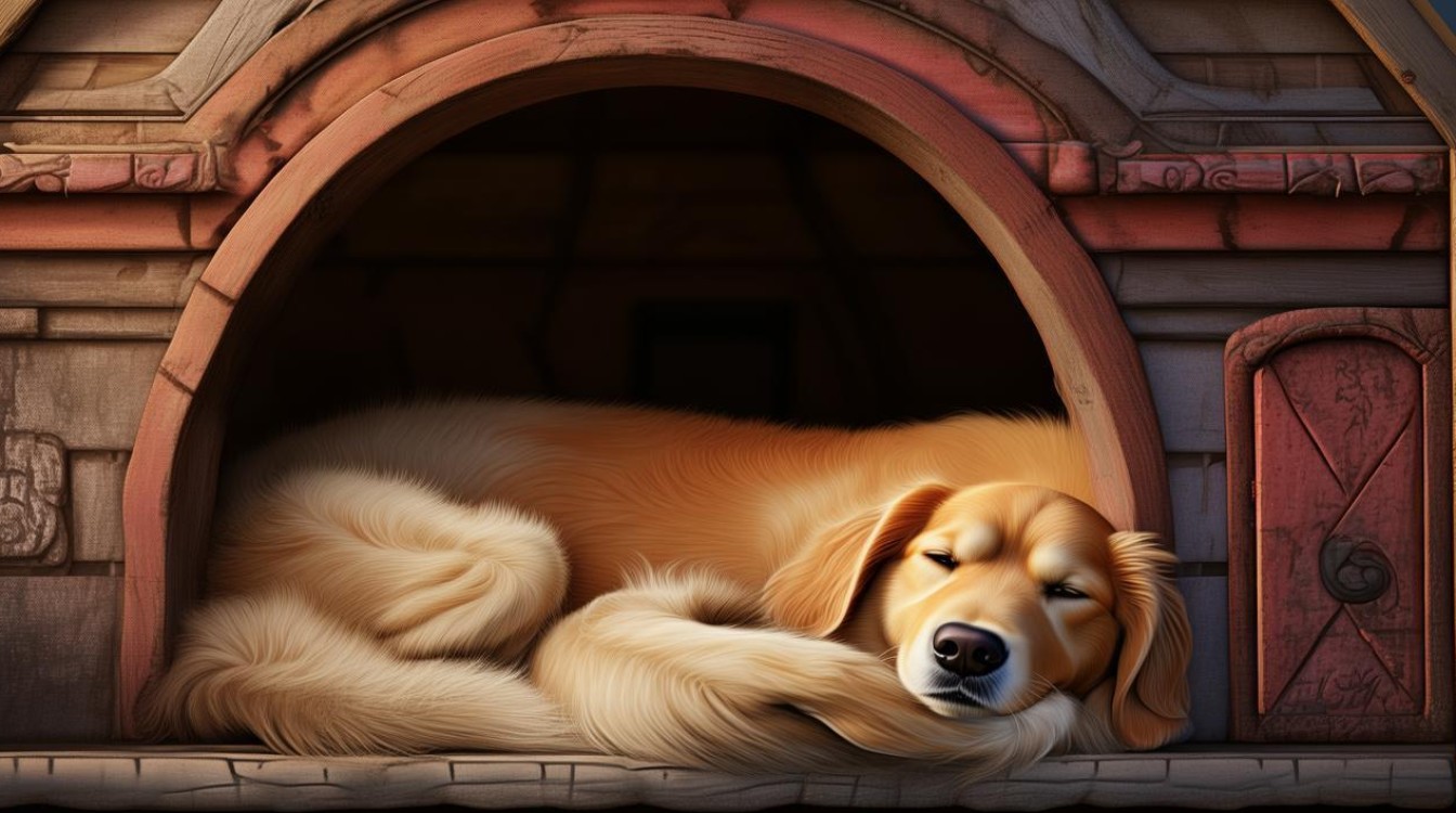 狗狗睡狗包