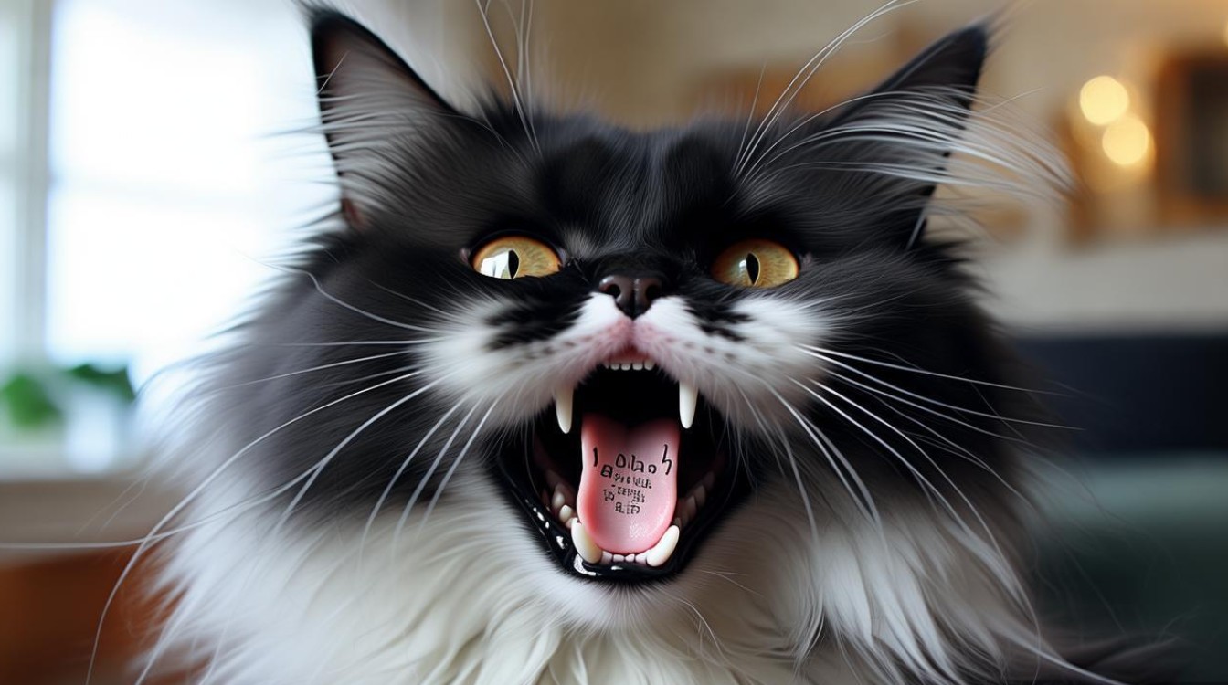 猫咪嘴里有黑色