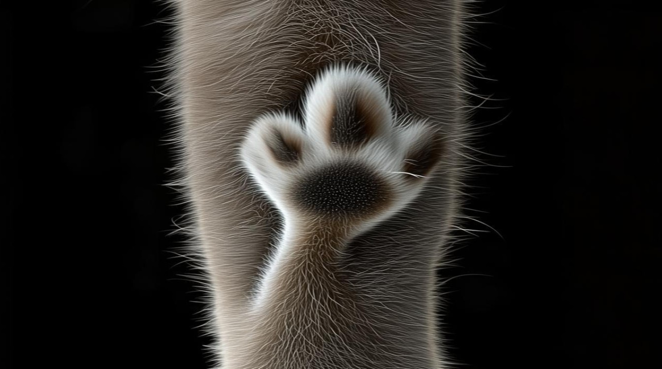 猫咪后脚掌 大