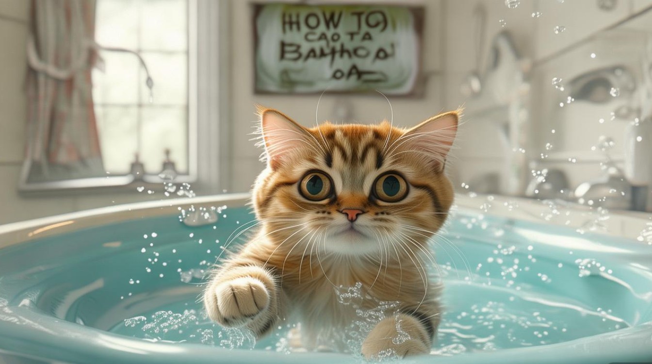 怎么飞猫咪洗澡