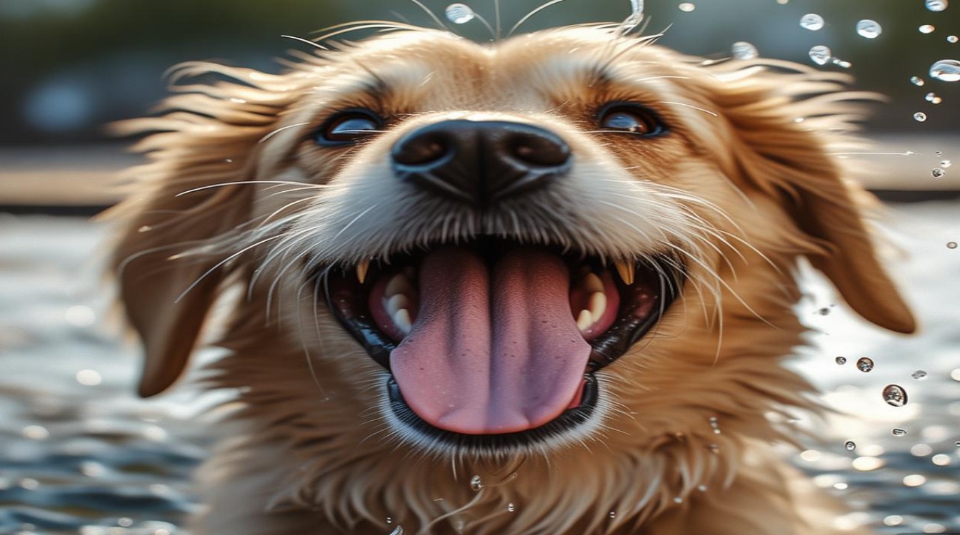 狗狗吐水状