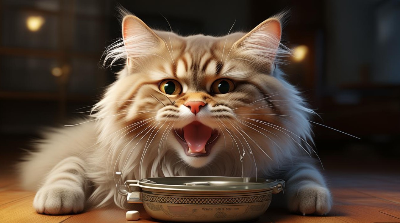 猫咪吃药流口水