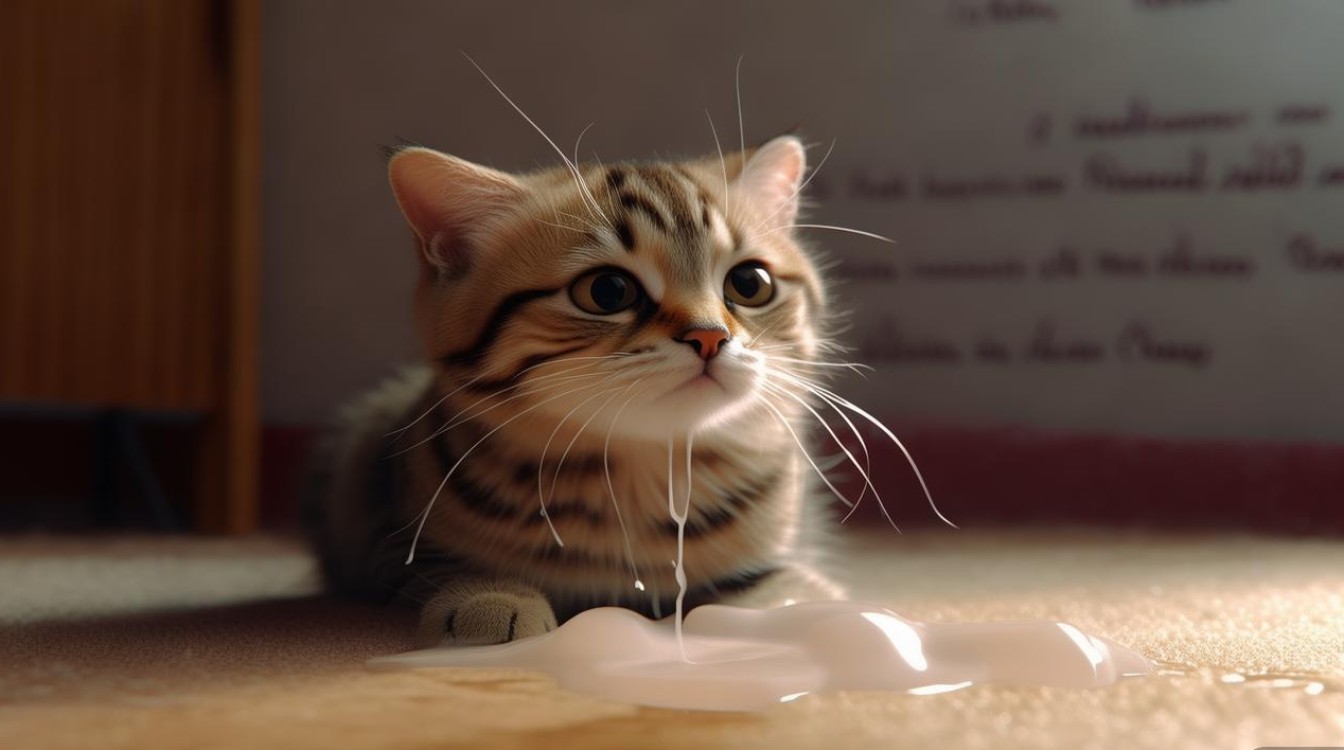 猫咪呕吐淡血水
