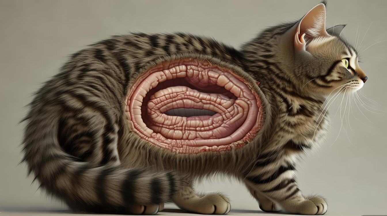 猫咪屁股上有肠子