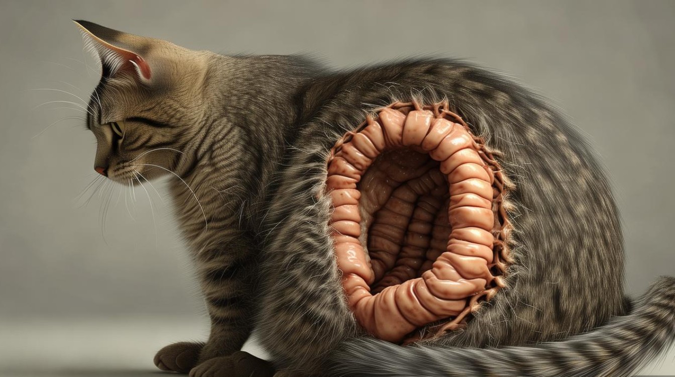 猫咪屁股上有肠子