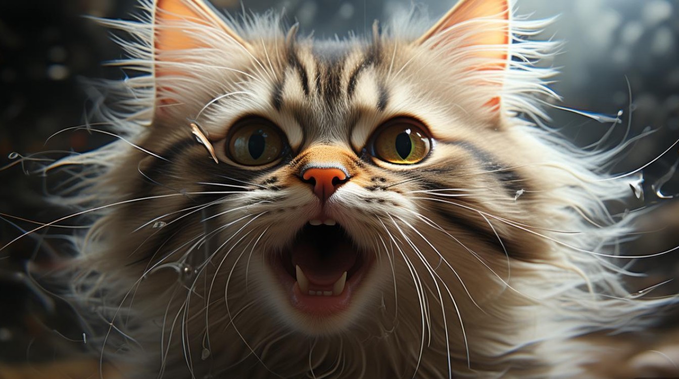 猫咪惊吓瘫痪