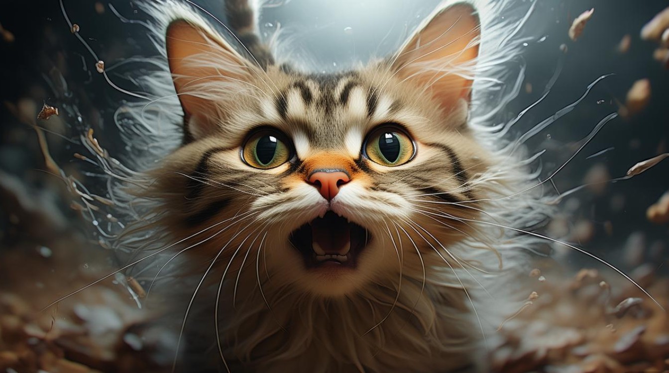 猫咪惊吓瘫痪