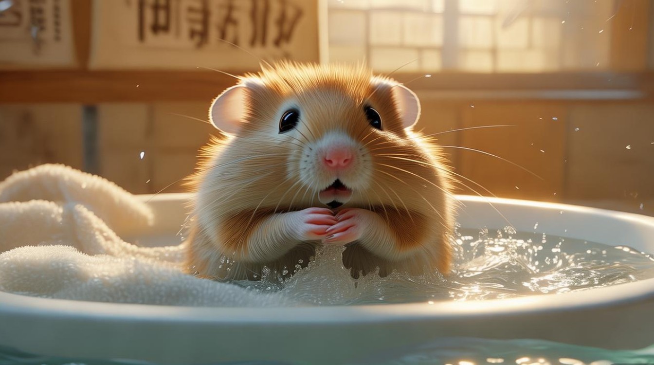 仓鼠冬天用什么洗澡吗