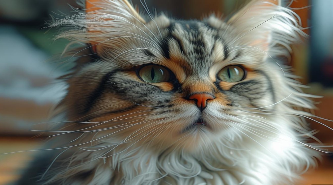 猫咪着凉烂嘴巴