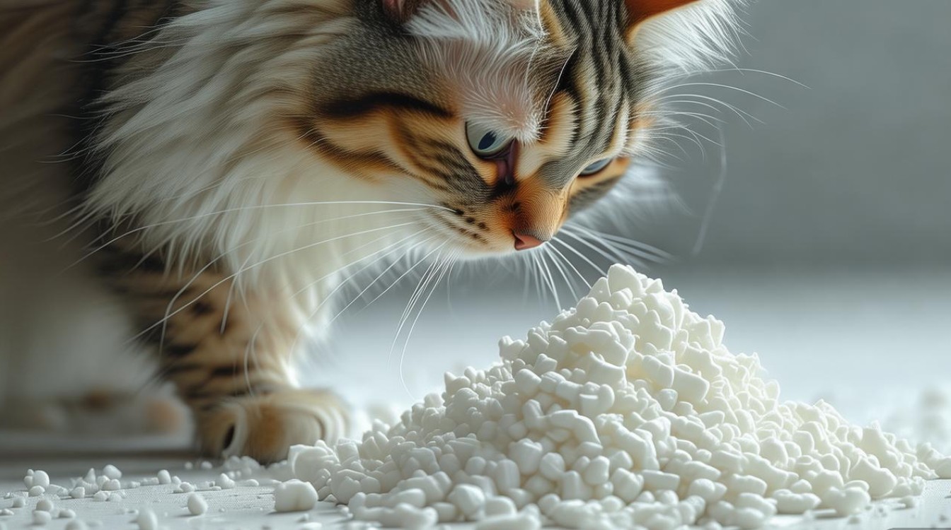 猫咪拉白色屎