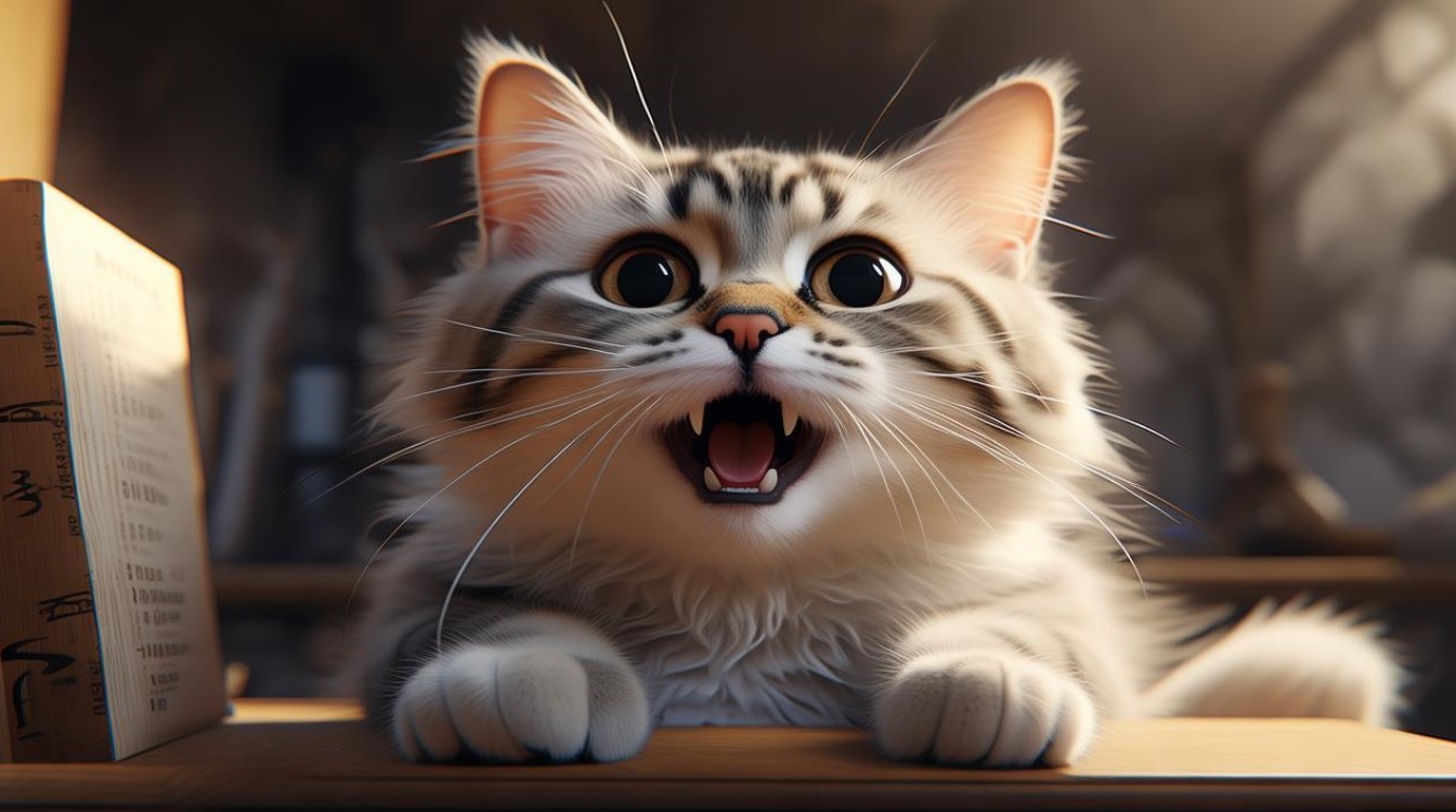 猫咪突然变换声音