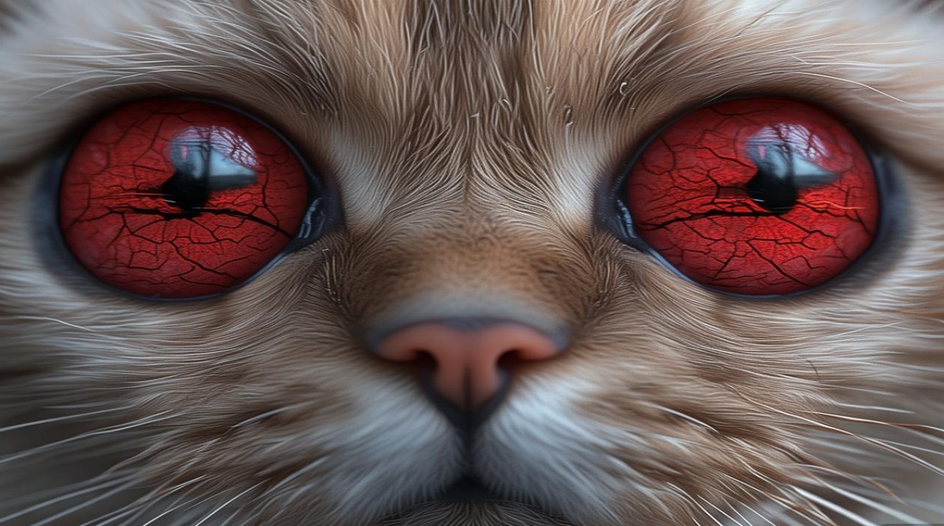 猫咪眼眶红肿干涩