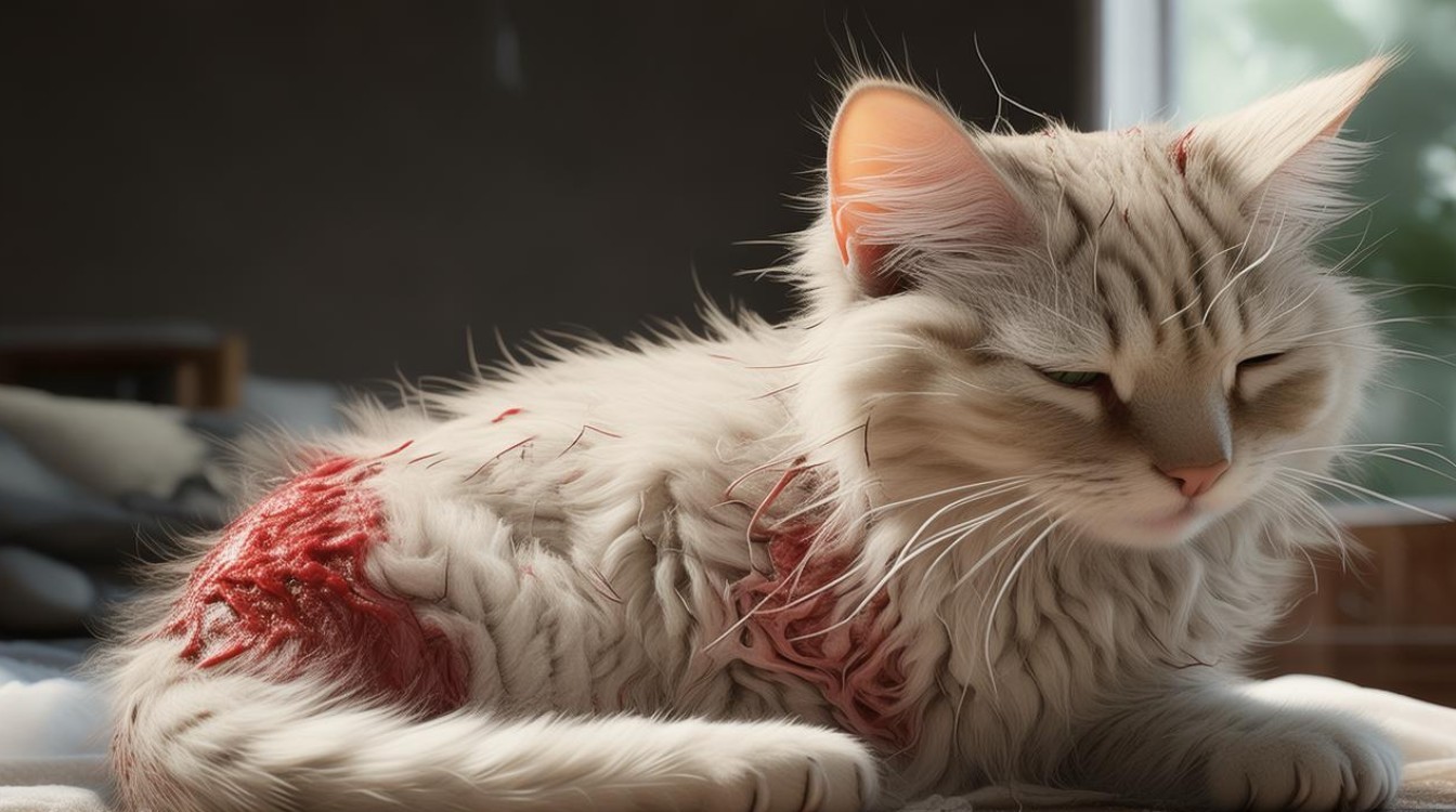 猫咪烫伤掉毛