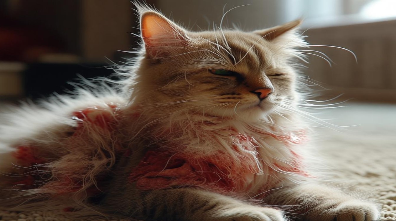 猫咪烫伤掉毛