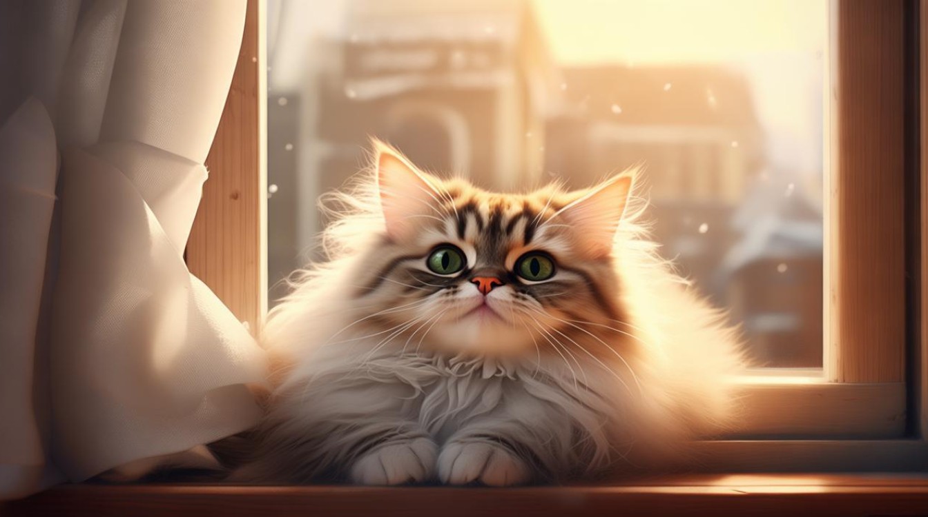 早上猫咪粘人