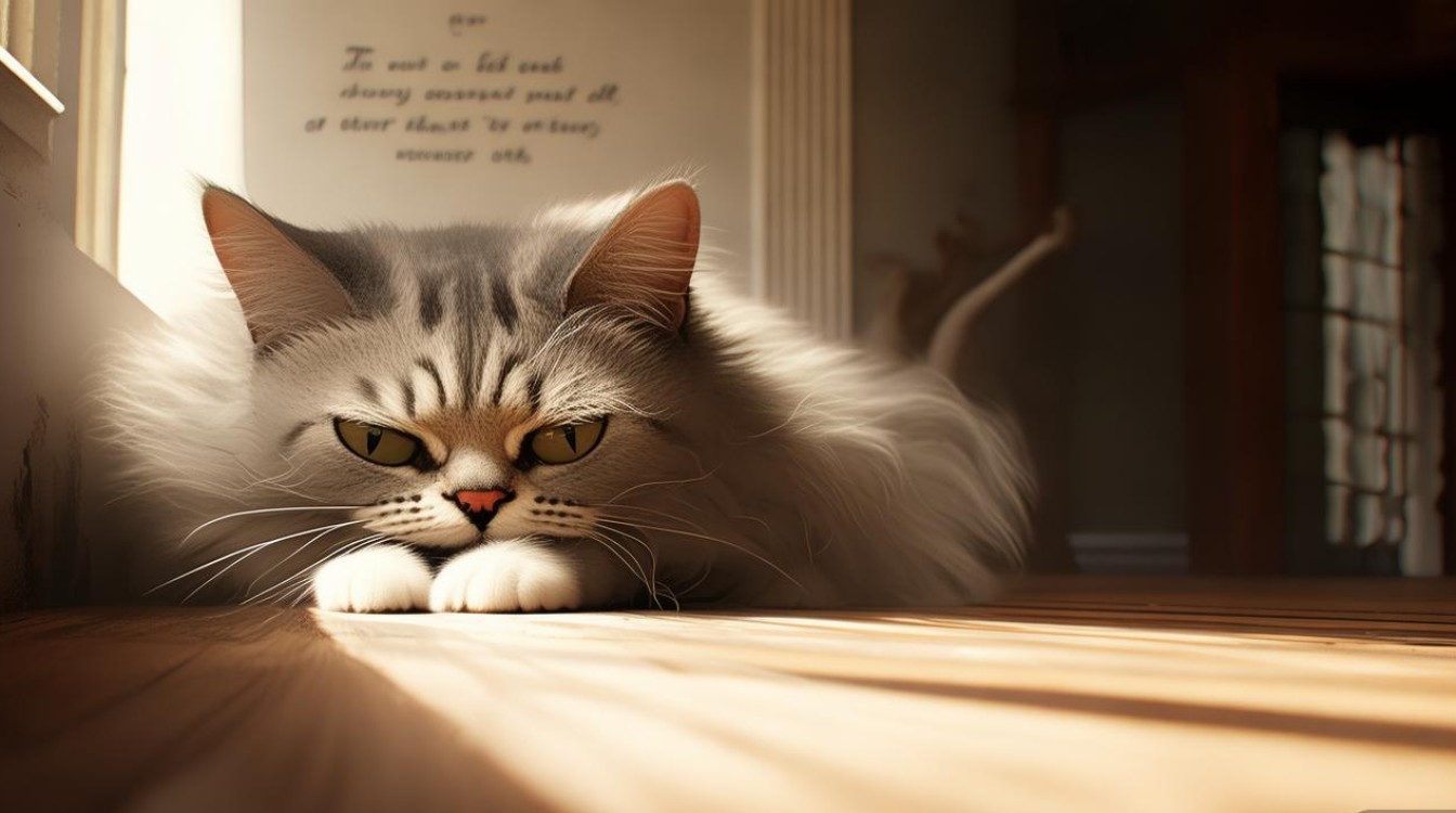 猫咪很怕别的猫
