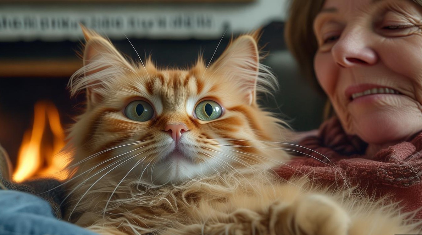 猫咪和别人亲近