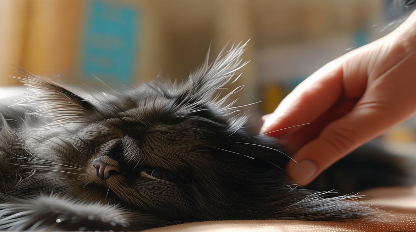 猫咪顺产前按摩