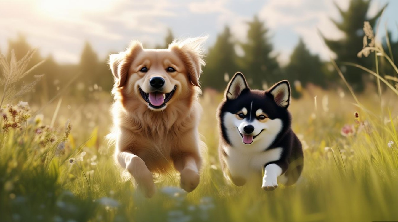 狗狗与鹿犬