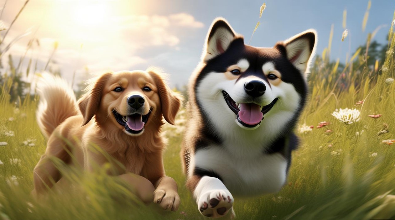 狗狗与鹿犬