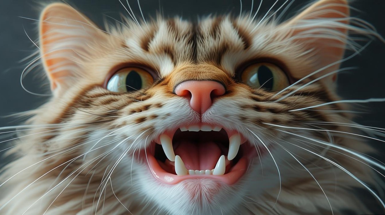 猫咪的门牙脱落