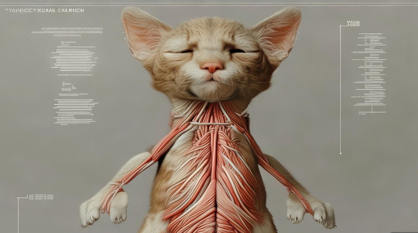 猫咪腹部的结构