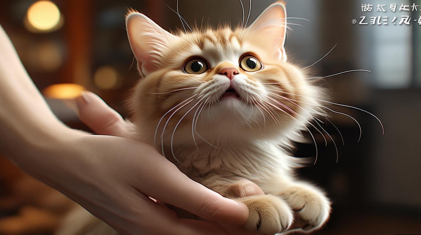 抓猫咪脖子后