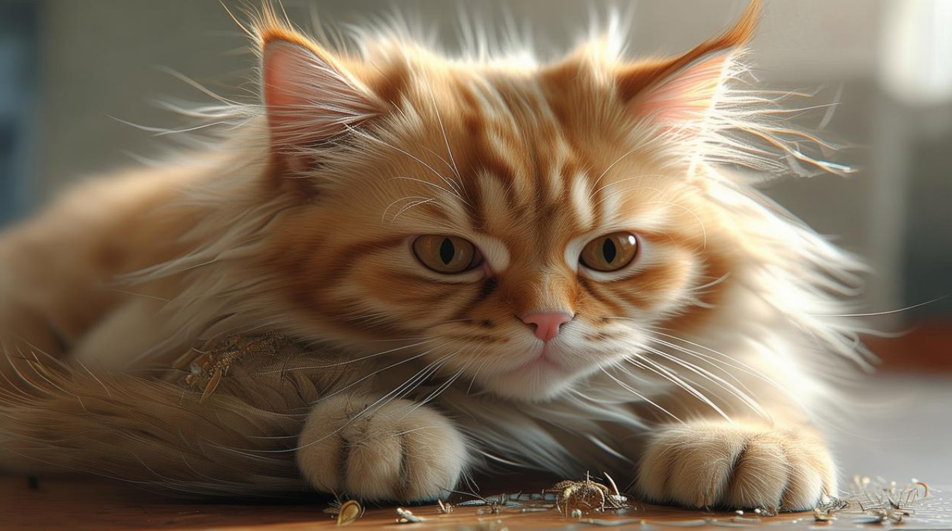 猫咪身上猫虱子