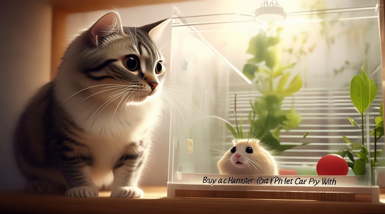 买只仓鼠给猫玩