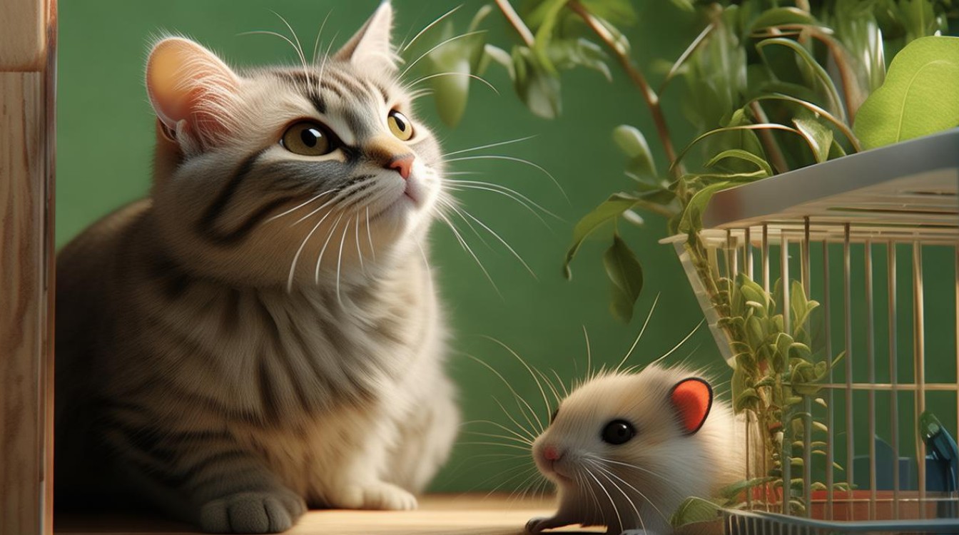买只仓鼠给猫玩