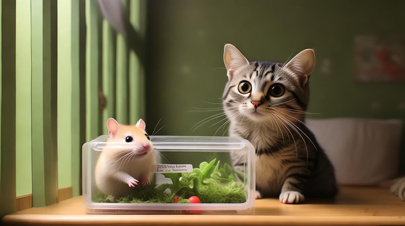 买只仓鼠给猫玩