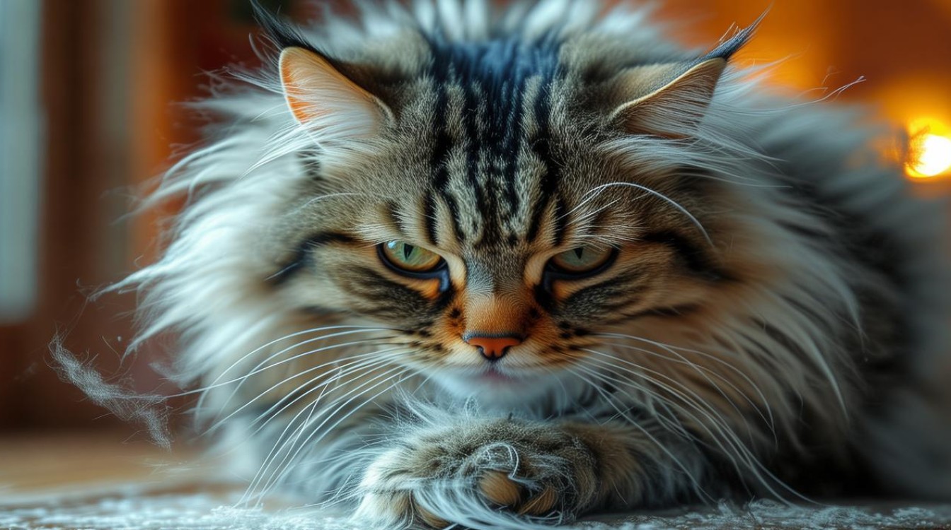 猫咪添毛太多