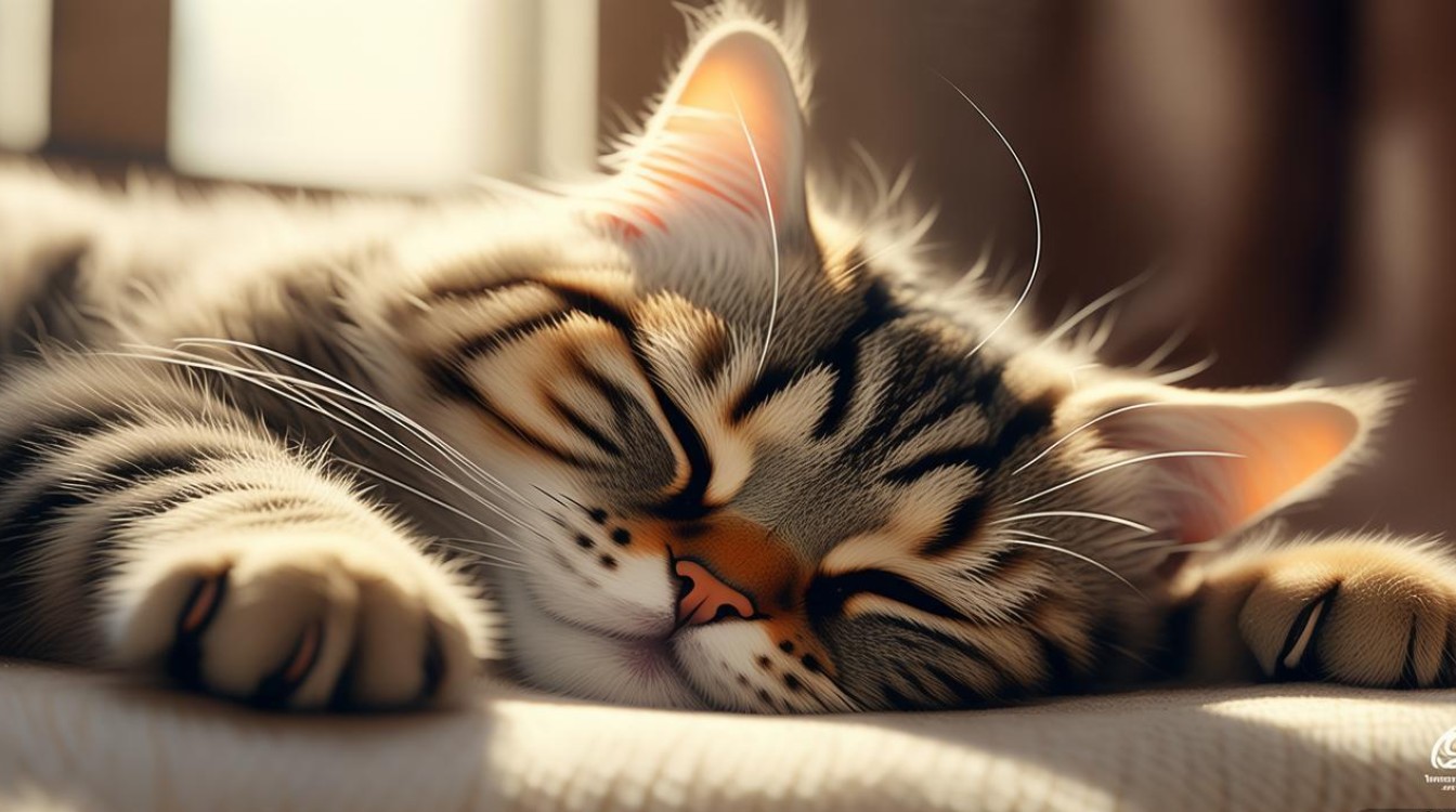 猫咪睡觉前爪发抖