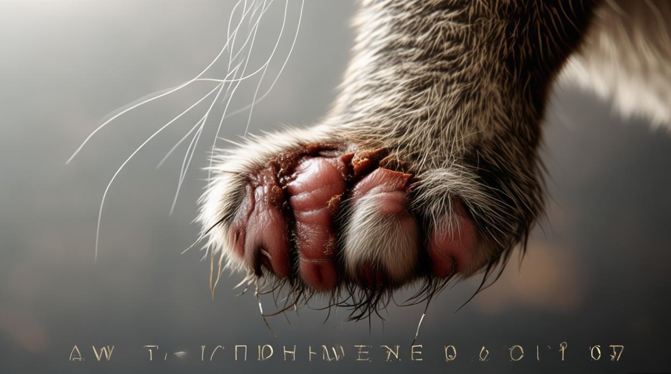猫咪抓破了表皮