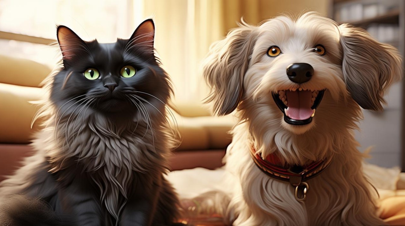 猫咪适合和狗狗