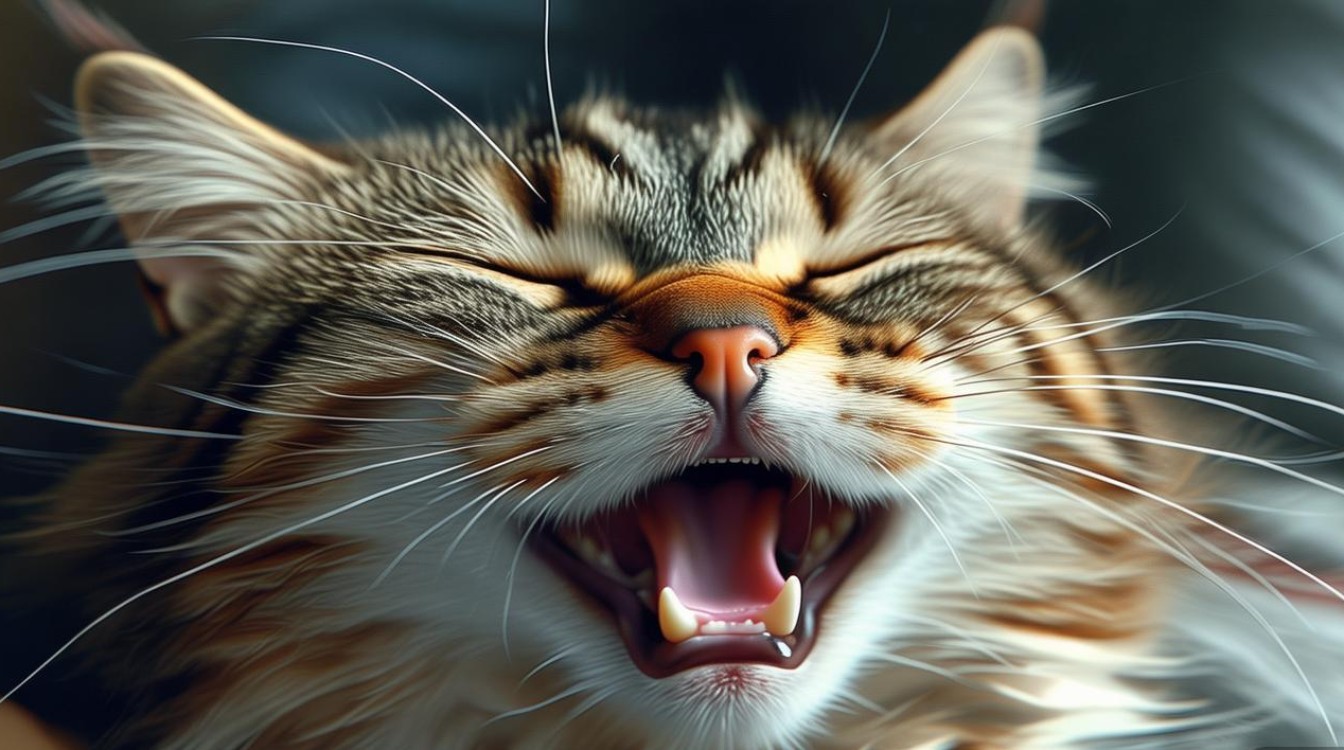 猫咪睡着突然甩头