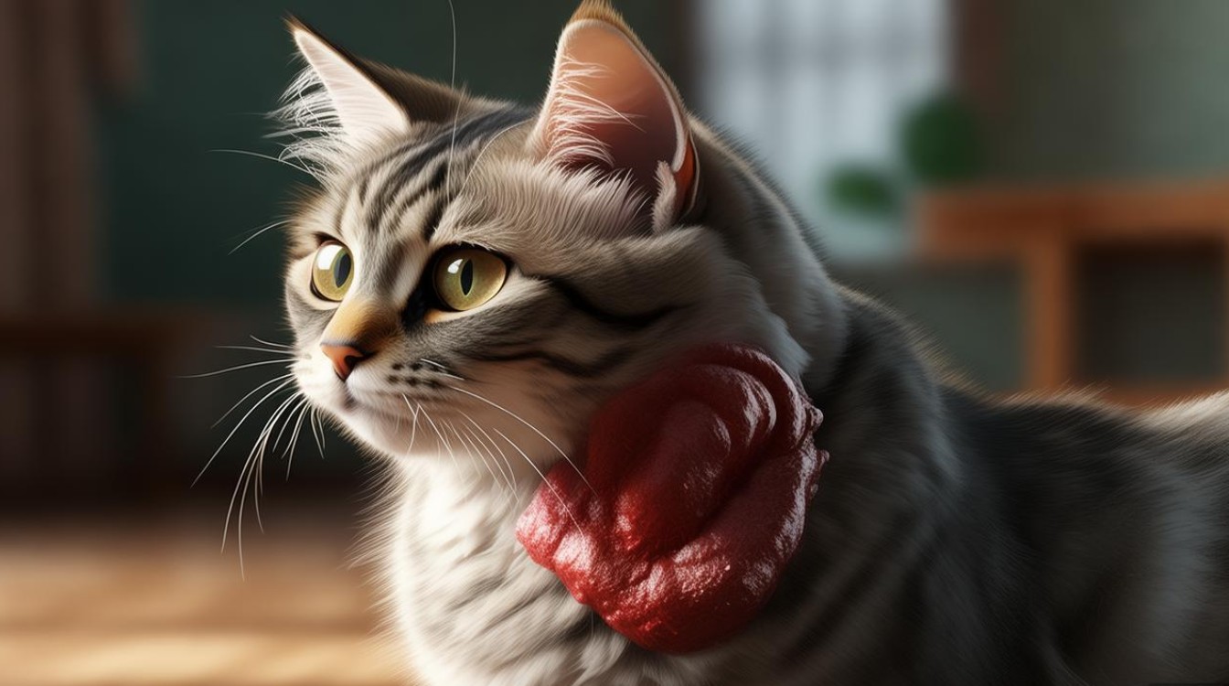 猫咪 耳朵发炎了