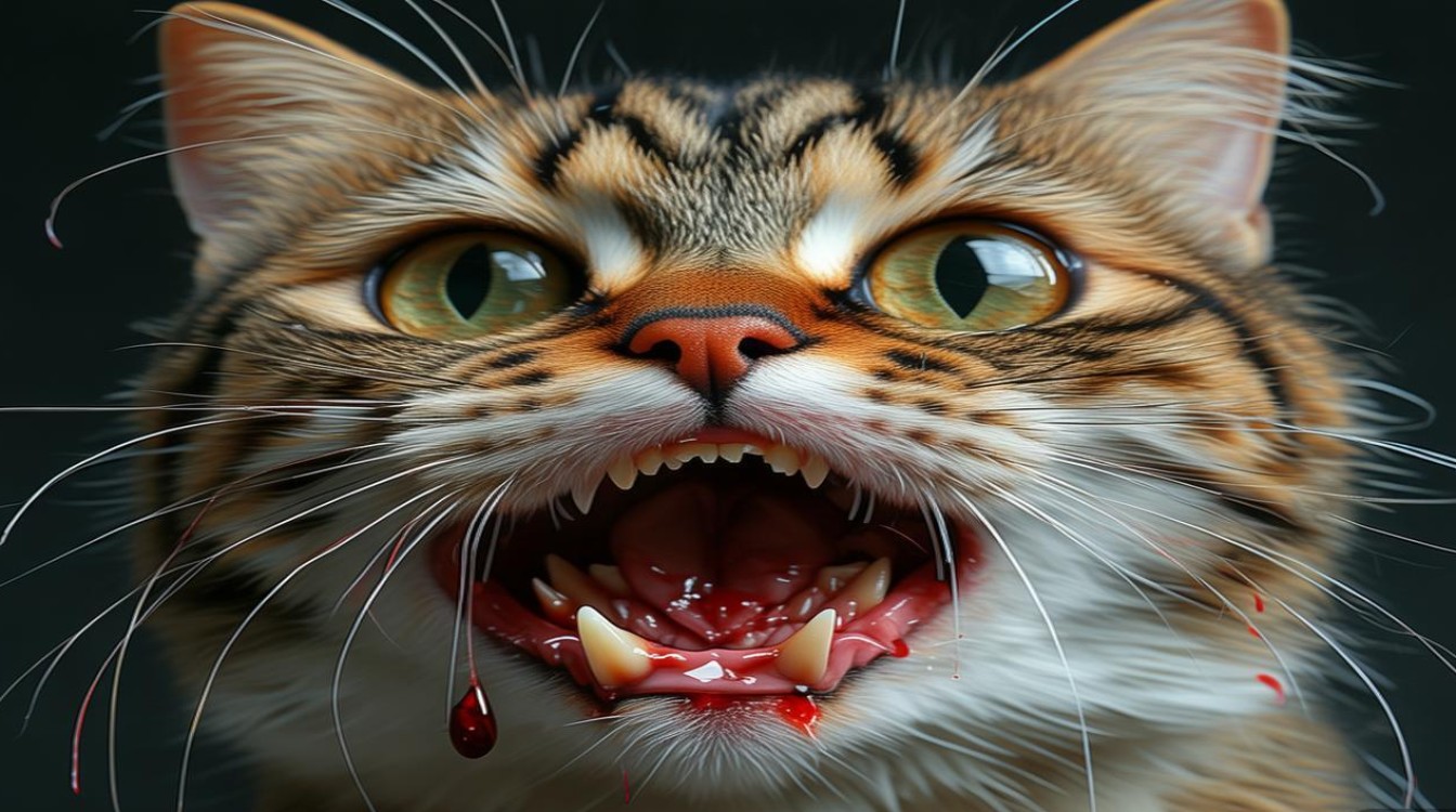 猫咪犬牙断了出血