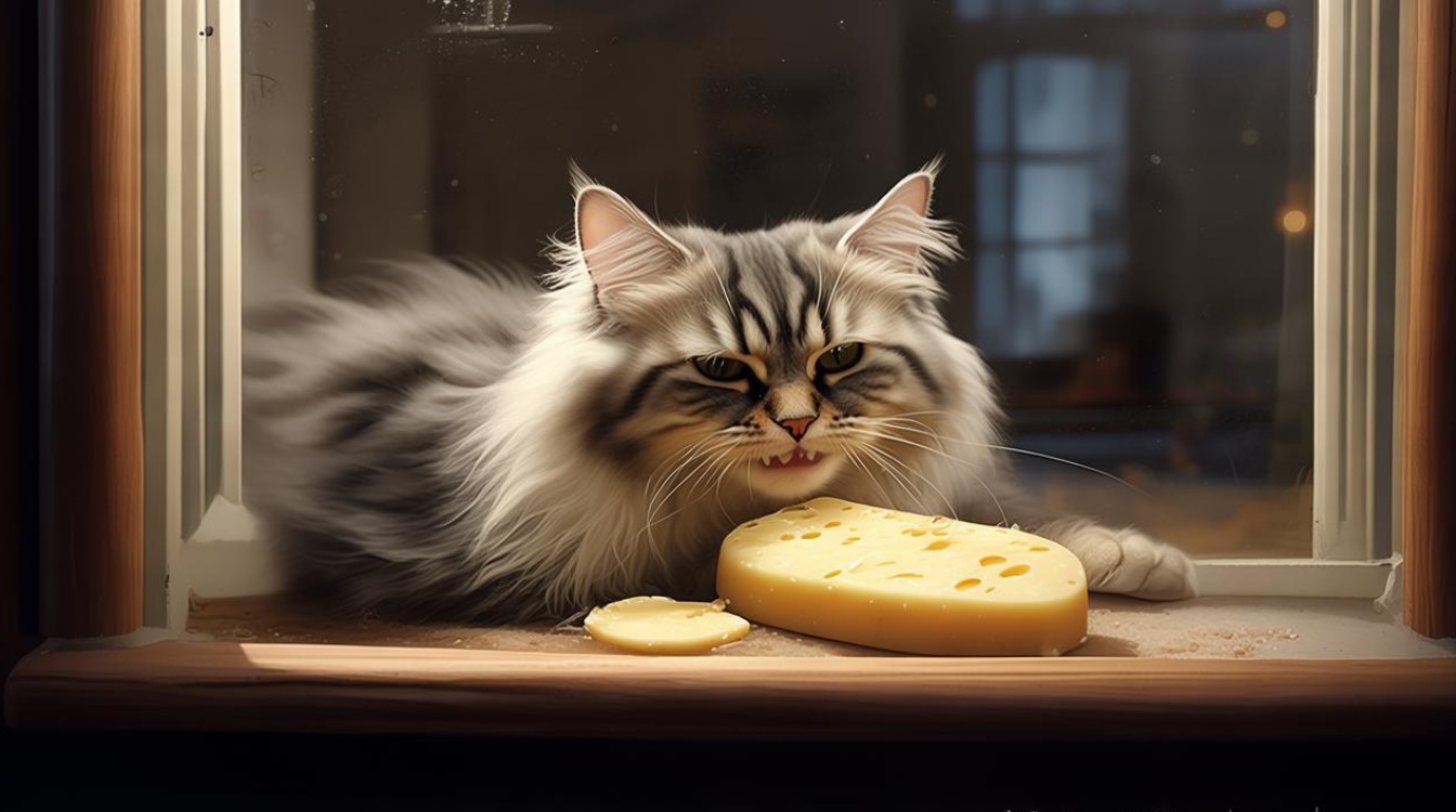 猫咪偷吃的图片