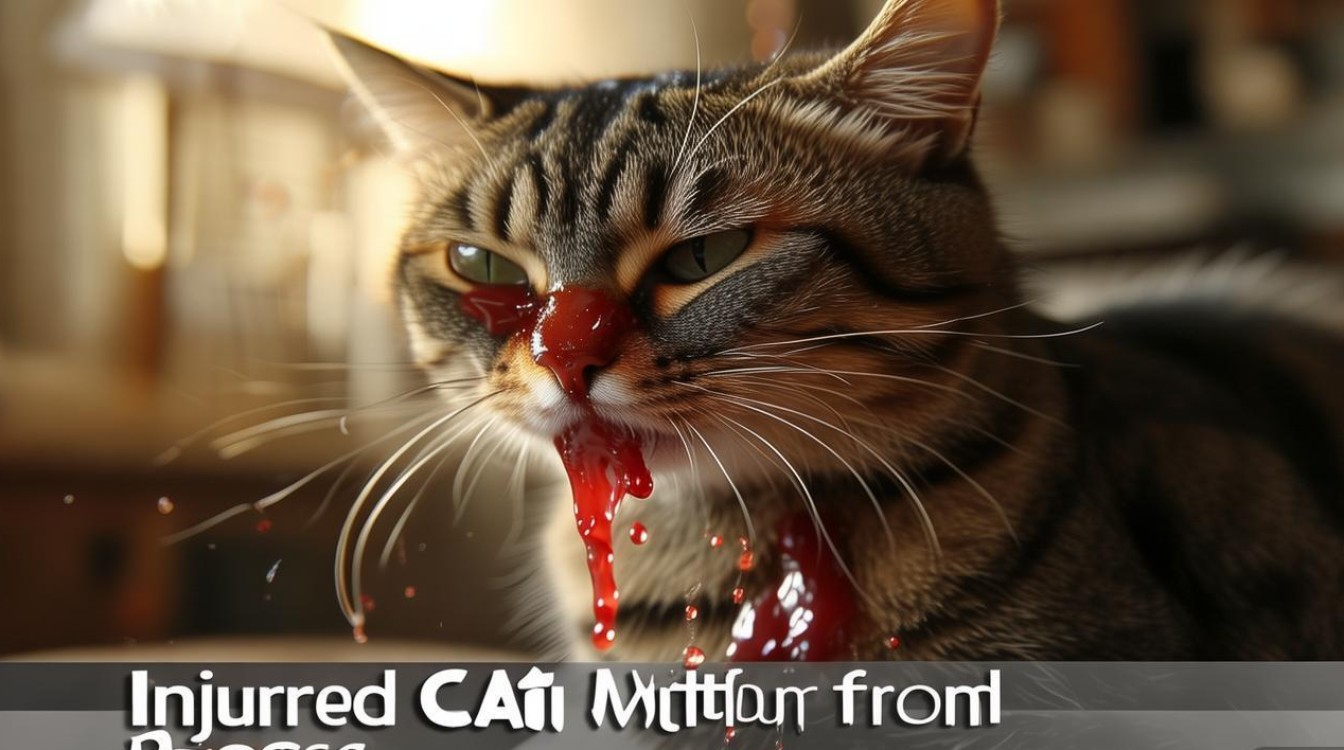 猫咪受伤流鼻血