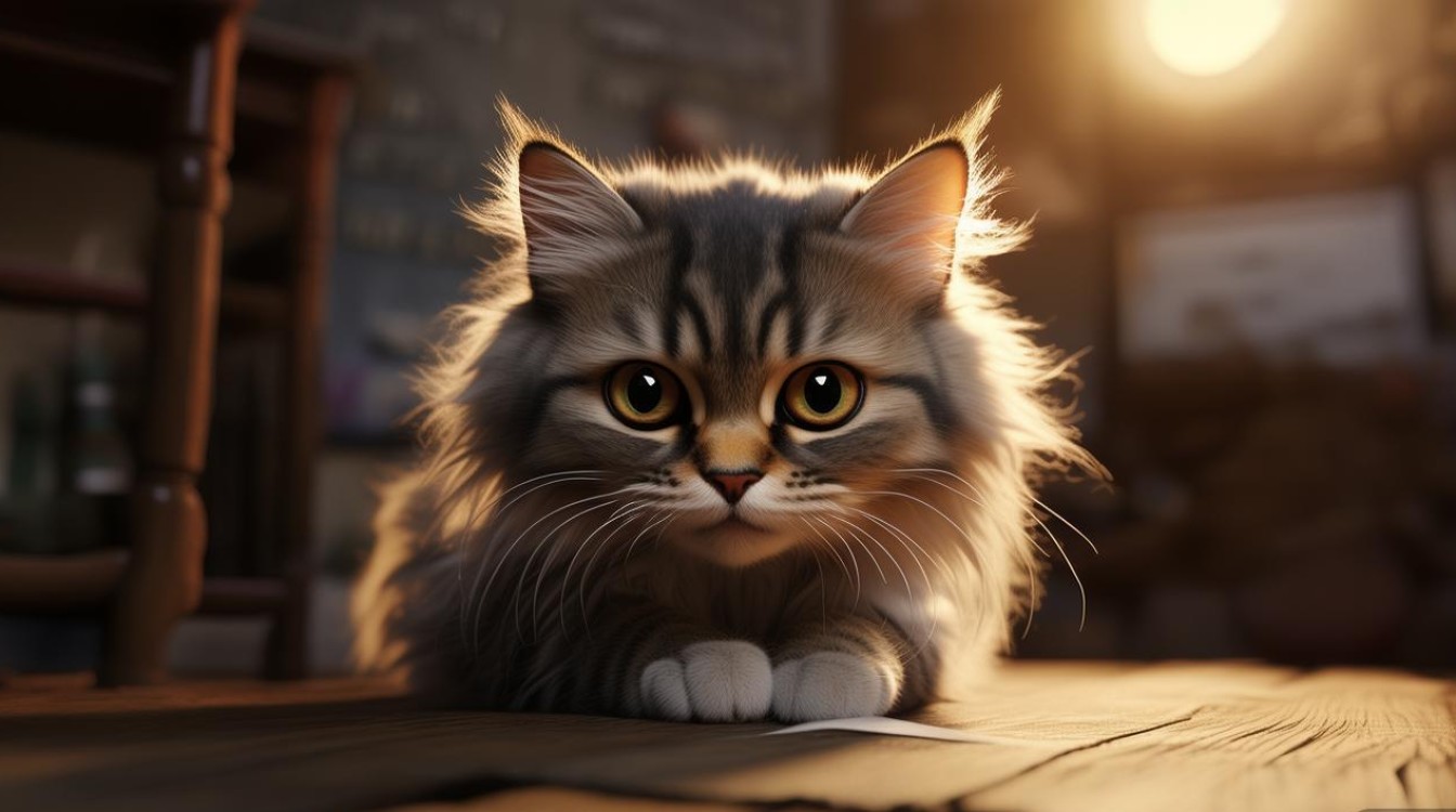 猫咪变得怕人了