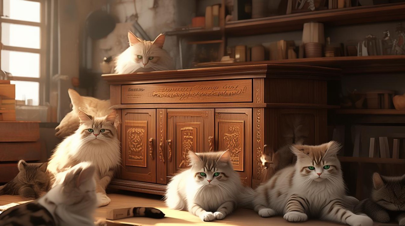 猫咪猫舍柜子