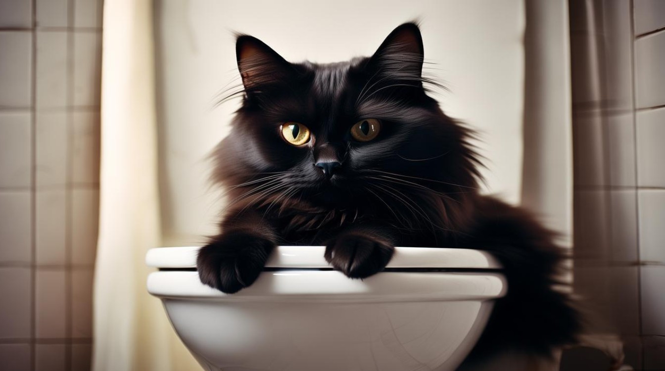 猫咪喜欢趴在马桶