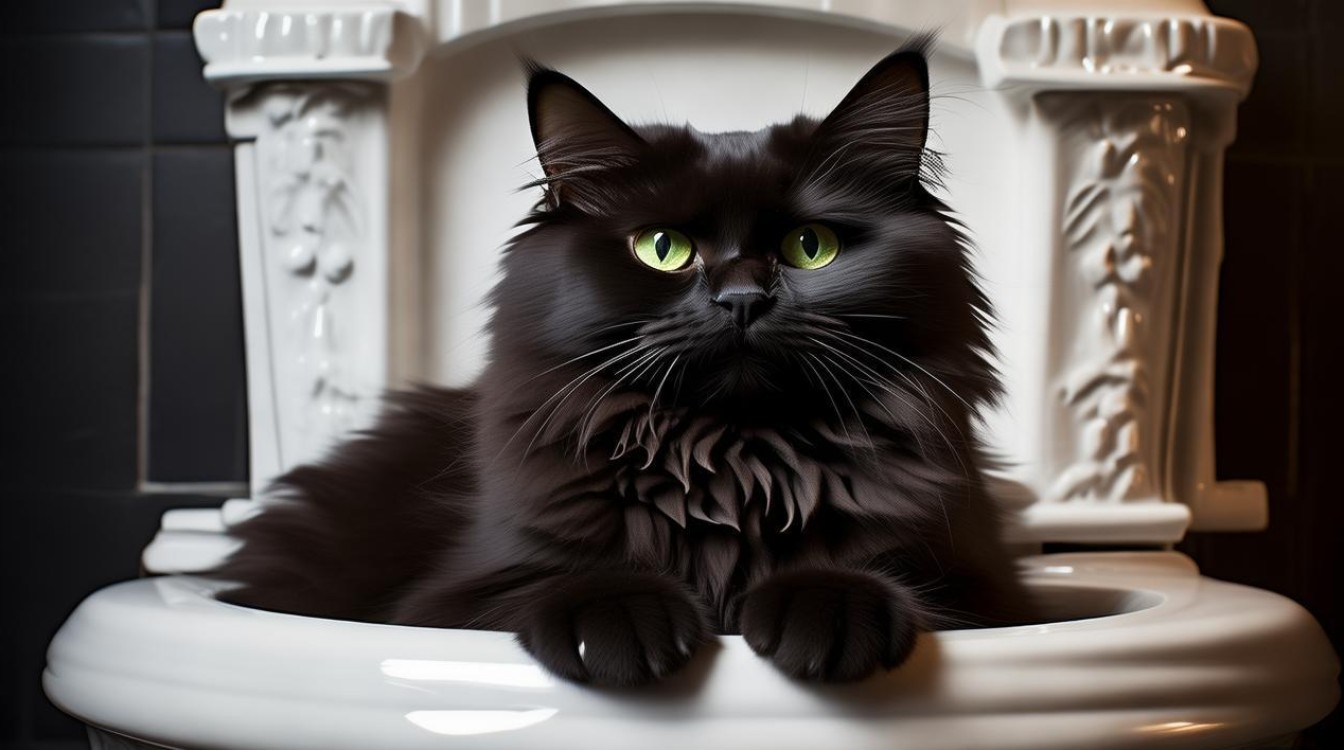 猫咪喜欢趴在马桶