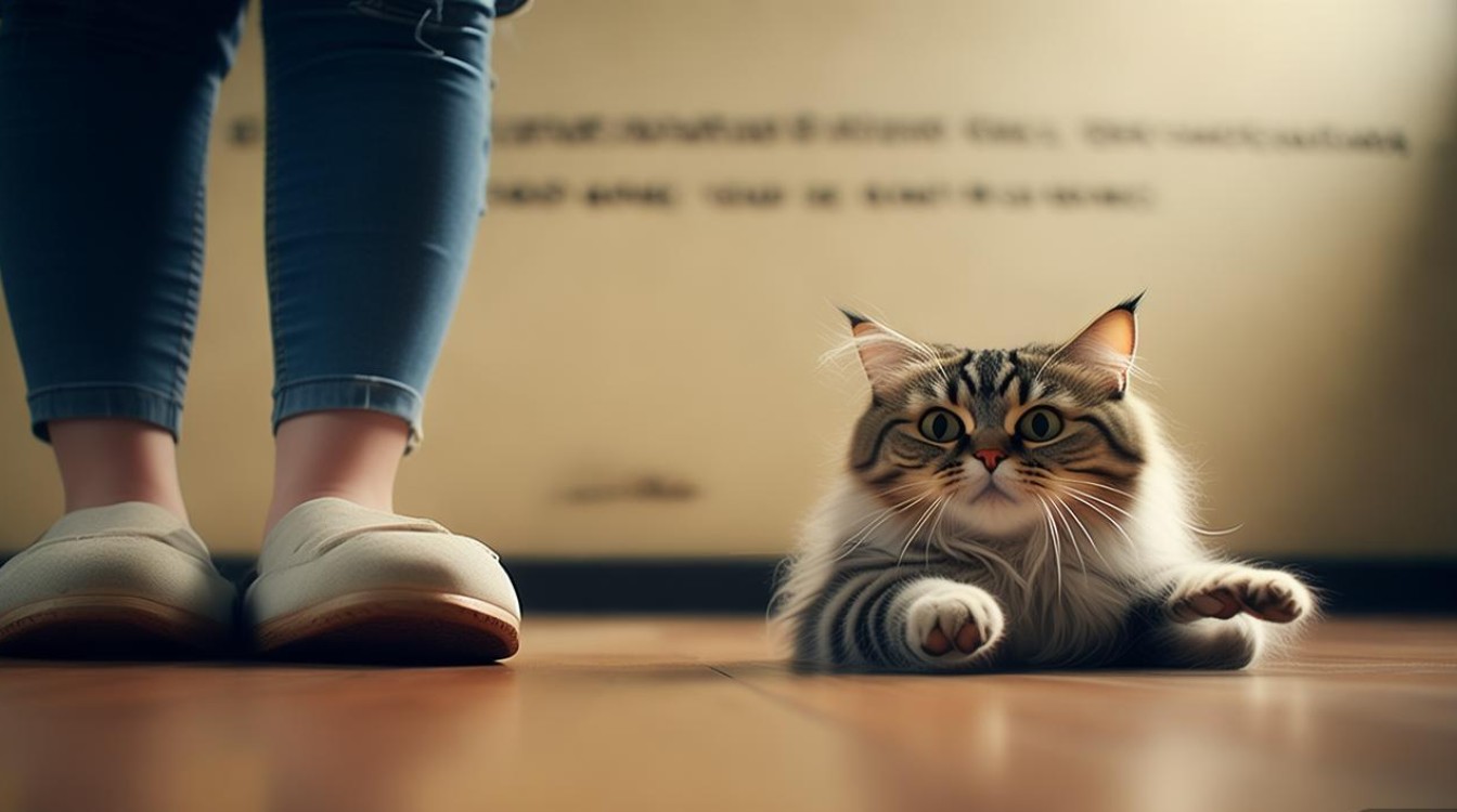 踩到猫咪脚脚趾